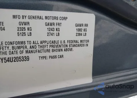 2004 Cadillac Deville Standard from USA, damaged, VIN 1G6KD54Y54U205339